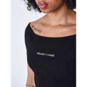 T-shirt de ombros largos para mulher Project X Paris