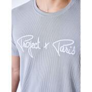 T-shirt waffle com logótipo bordado com assinatura Project X Paris