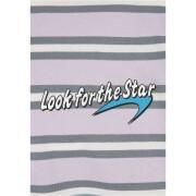 T-shirt listrada de tamanho superior Starter Look for the Star