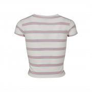 T-shirt mulher Urban Classics stripe cropped