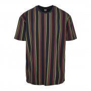 T-shirt Urban Classics printed oversized retro stripe