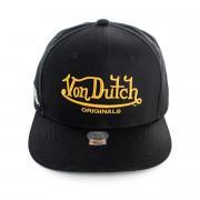 Tampa plana da viseira Von Dutch logo