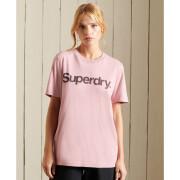 T-shirt de manga curta feminina Superdry Core Logo