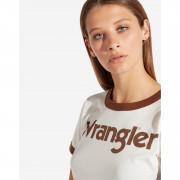 T-shirt de manga curta Wrangler ringer
